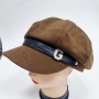 Елегантна дамска шапка тип фуражка, снимка 8