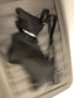 Ефектна черна дамска чанта „Куче“ с кристалчета CHOPIN / Crossbody bag, снимка 2