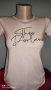 розова блузка с надпис, снимка 1 - Тениски - 41342785