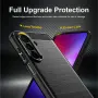 За Samsung Galaxy A27 5G TPU Калъф Carbon Fiber Brushed със Скрийн Протектор – 3 цвята, снимка 5