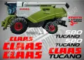 CLAAS земеделска механизация стикери, снимка 15