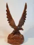 Руска дървена статуетка орел дърворезба  3/3 , снимка 1