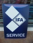 Метална табела камион IFA сервиз камиони коли товари ГДР DDR легенда соц ифа, снимка 1