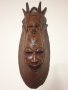 Дървена маска ръчна изработка, снимка 2