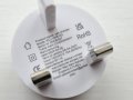 Нов Бял 3-пинов USB щепсел адаптер с кръгла форма Зарядно Смартфон, снимка 8