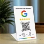 Табела / стойка за Google отзиви с NFC + QR код за ресторант/бизнес, снимка 2