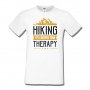 Мъжка тениска Hiking It's Cheaper Than Therapy,Къмпинг,Планина,Изненада,Подарък,Поход,Връх,Хижа,, снимка 2