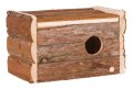 Дървено гнездо за малки Папагали и птици 21 х 13 х 12 cм. - Модел: 5632
