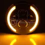 Комплект Кръгли LED фарове 7" 70W H4 – NA500, снимка 6