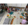 4137 Сгъваемо детско килимче за игра, топлоизолиращо 180x200x1cm - Жираф и Цифри, снимка 8