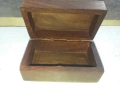 ДЪРВЕНА КУТИЯ ЗА БРОЕНИЦИ С МЕСИНГ, снимка 2