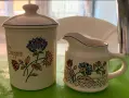 Порцеланов буркан и каничка, снимка 1