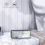 Безжичен LED огледален Bluetooth високоговорител,часовник,будилник,дата,радио и др. , снимка 3