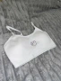 Памучно бяло бюстие спортно , снимка 1