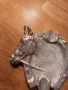 Старинен голям  метален пепелник кон с подкова ..щастие и късмет и красив предмет за вашия дом конче, снимка 2
