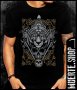 Черна тениска с щампа ANIMAL KINGDOM, снимка 1 - Тениски - 42642507