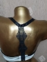 Hunkemoller 80 F Бял сутиен с черна дантела , снимка 4