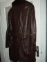 Кожено палто шуба с вълнена подплата и кожена яка, всичко естествена кожа, снимка 8