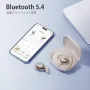 Слушалки с отворено ухо SANAG C16S Open Fit, безжични Bluetooth с микрофон, с куки за уши, бежово, снимка 9