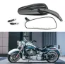 Мотоциклетни огледала WTZMOTO, комплект 2 броя огледало за кормило на мотоциклет, 8 мм, за Harley , снимка 1