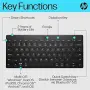 БЕЗЖИЧНА КЛАВИАТУРА ЗА МНОГО УСТРОЙСТВА HP 350 Compact Multi-Device Bluetooth Keyboard, снимка 7