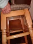Дървени бар столове с тапицерия 83 см., снимка 4