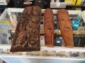 Оригинални дървени африкански маски. Купувани през 1986г. от Мозамбик. По 80лв./бр.  ( Голямата 110л, снимка 6