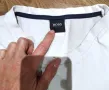 Мъжка бяла тениска Hugo Boss, размер XL ХЛ, оригинална, снимка 4