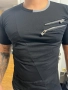 Мъжка тениска с ципове, снимка 3