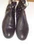 Черни кожени боти с капси Café Noir, размер 40 , снимка 9
