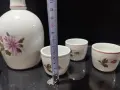 Стар български порцелан сервиз за ракия , снимка 3