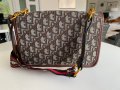 Елегантна Диор/Dior кафява чанта , снимка 2