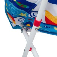 Детски сгъваем стол Метален Море с Рибка 51х42х51см, снимка 3 - Къмпинг мебели - 41434735