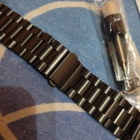 Garmin Fenix 5 метална черна  каишка 22MM.+ инструмент за скъсяване НОВА, снимка 3 - Каишки за часовници - 41799559