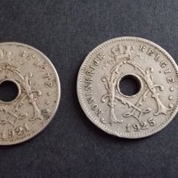Монети . Белгия. 5 цента.  1920 , 1921, 1925  година., снимка 8 - Нумизматика и бонистика - 40992753