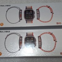 НОВ! Смарт часовник T900 Ultra 2 Max, 2.3 inch OLED, touch screen дисплей с алуминиев корп, снимка 2 - Смарт часовници - 44414369