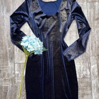 Страхотна нова рокля кадифе парти коктейлна официална с блясък хамелион ефект , снимка 4 - Рокли - 39534259