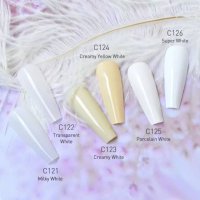 Canni Гел лак бяла серия - White – 16 ml, снимка 2 - Продукти за маникюр - 37255368