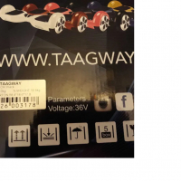 Намалена цена 120лв Taagway Hoverboard 6,5` - 2x350w - 36v - 4ah - Noir - Taagway, снимка 8 - Скейтборд, ховърборд, уейвборд - 36426608