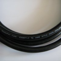  Display port кабел COXOC Е344977-S AWM STYLE 20276 - 80°C, 30 V, VW-1 дължина 1,80м, снимка 3 - Кабели и адаптери - 34002304