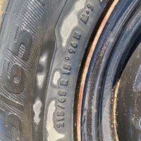 Резервна гума Semperit за Chrysler Voyager 215/65/15 и 15 цола алуминиева джанта 5x114.3, 6J, ET40, снимка 2 - Гуми и джанти - 41796155
