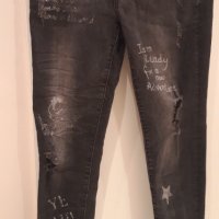 Дамски дънкови еластични панталони, снимка 1 - Дънки - 38881079