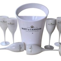 MOET шампаниера и чаши , снимка 1 - Чаши - 41168235