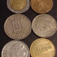 Лот монети от цял свят 6 броя ИСПАНИЯ, БРАЗИЛИЯ, ИТАЛИЯ ЗА КОЛЕКЦИОНЕРИ 30460, снимка 1 - Нумизматика и бонистика - 44286267
