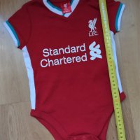 Liverpool - комплект футболно боди и футболни бебешки тениски на Ливърпул , снимка 4 - Бодита за бебе - 41946497