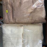Комплект хавлии 100% памук, снимка 3 - Хавлиени кърпи - 42363333
