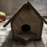 Стара къщичка за птици, снимка 1 - Антикварни и старинни предмети - 34592477