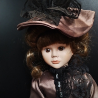 Стара Порцеланова кукла 50см, снимка 12 - Колекции - 44601958