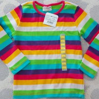 Лот за момиче блуза с дълъг ръкав и долнища размер 3-5 години, снимка 1 - Детски комплекти - 42219226