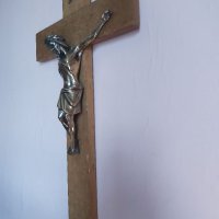Стар кръст , Исус Христос 50.5х28см , снимка 7 - Други ценни предмети - 41394621